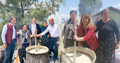  KEŞKEK KAZANININ BAŞINA GEÇTİLER