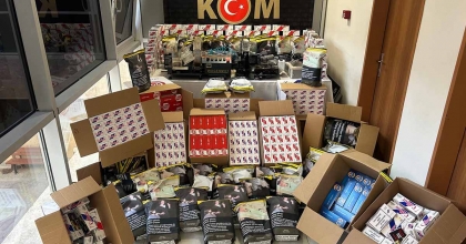 KÜTAHYA’DA KAÇAK TÜTÜN VE SİGARA OPERASYONU