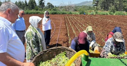 MİLLETVEKİLİ ÜN, ÜRETİCİLERLE BULUŞTU