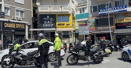 MARMARİS'TE 4 AYDA BİNLERCE MOTOSİKLET SÜRÜCÜSÜNE CEZA YAZILDI
