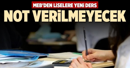 NOT VERİLMEYECEK
