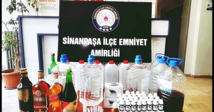POLİSTEN KAÇAK ALKOL OPERASYONU