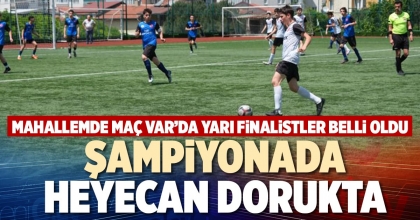 ŞAMPİYONADA HEYECAN DORUKTA