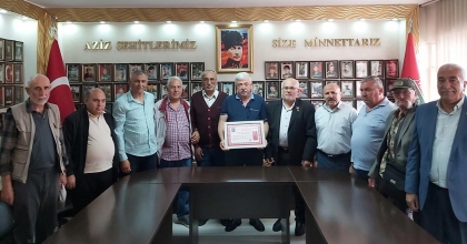 ŞEHİT VE GAZİ DERNEĞİNDEN, YÖRÜKLENE ONURSAL ÜYELİK