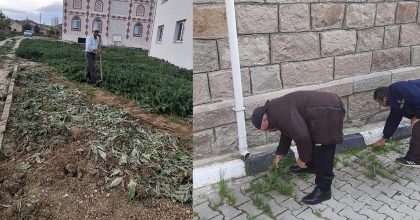 SİNANPAŞA'DA CAMİLER İÇİN EL ELE VERİLDİ