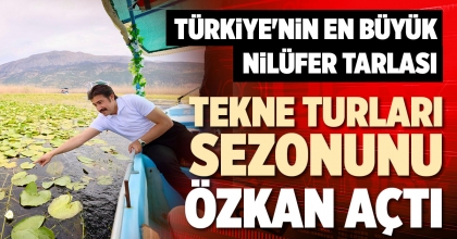 TEKNE TURLARI SEZONUNU ÖZKAN AÇTI