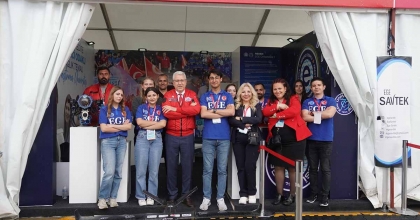 TEKNOFEST KKTC'DE EGE ÜNİVERSİTESİ RÜZGARI ESTİ