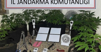 UZAKTAN KONTROLLE METRUK BİNADA UYUŞTURUCU YETİŞTİRDİ