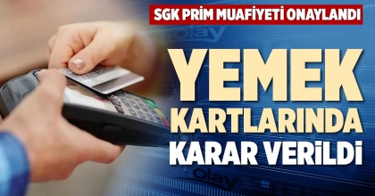 YEMEK KARTLARINDA KARAR VERİLDİ