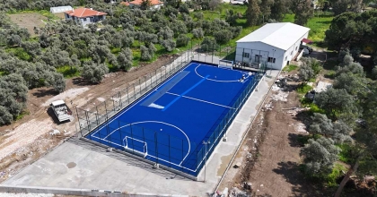 YATAĞAN BOZÜYÜK ÇİM HOKEYİ SAHASI TAMAMLANDI