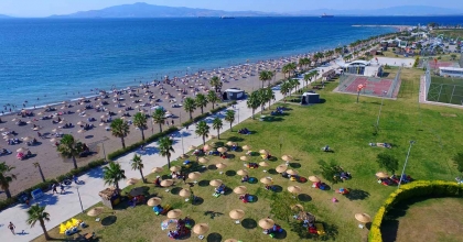 ALİAĞA PLAJLARI TATİLCİLERİ AĞIRLAMAYA HAZIR