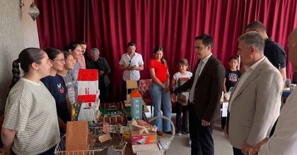 ATIK MALZEMELER, ÖĞRENCİLERİN ELİNDE SANATA DÖNÜŞTÜ