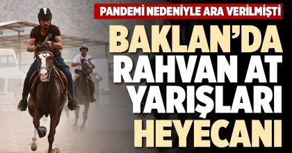 BAKLAN’DA RAHVAN AT YARIŞLARI HEYECANI