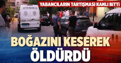 BOĞAZINI KESEREK ÖLDÜRDÜ
