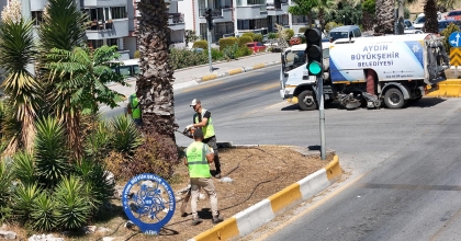 BÜYÜKŞEHİR’DEN SÖKE’DE BAKIM VE TEMİZLİK ÇALIŞMASI