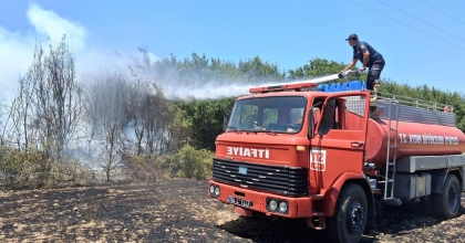 BOZDOĞAN’DA ARAZİ YANGINI