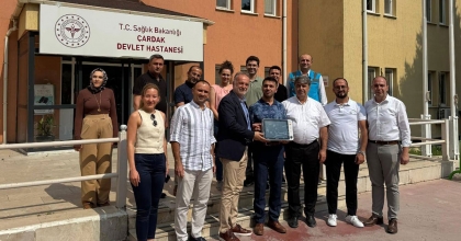 ÇARDAK OSB’DEN HASTANEYE MONİTÖR DESTEĞİ