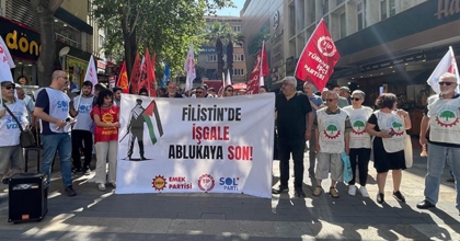 DENİZLİ'DE İSRAİL SALDIRILARI PROTESTO EDİLDİ