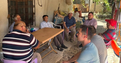 EVLERİ YANAN AİLEYE BELEDİYEDEN DESTEK