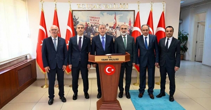 HULUSİ AKAR VE TANER YILDIZ UŞAK'A GELDİ