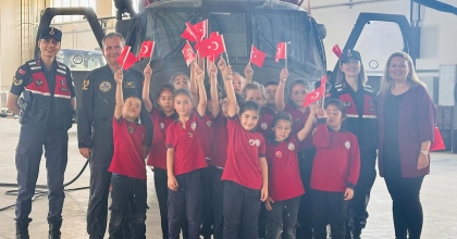 JANDARMA ÖĞRENCİLERİ AĞIRLADI