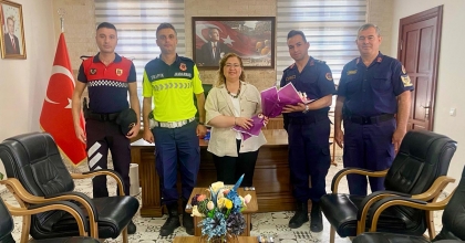KAYMAKAM DOĞRU GERMENCİK JANDARMASINI AĞIRLADI