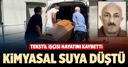 KİMYASAL SUYA DÜŞTÜ