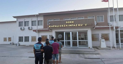 KAÇAK KAZI YAPARKEN SUÇÜSTÜ YAKALANDILAR