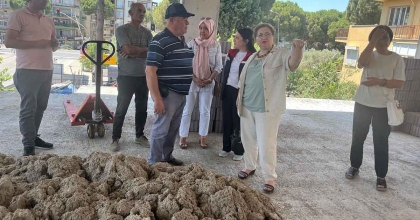 KAYMAKAM DOĞRU, KURUM BİNASI İNŞAATINDA İNCELEMELERDE BULUNDU