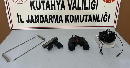 KÜTAHYA'DA JANDARMADAN KAÇAK KAZI OPERASYONU