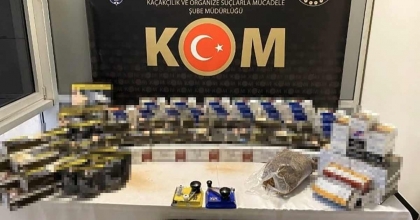 KÜTAHYA'DA KAÇAK SİGARA OPERASYONU