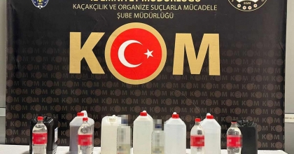 KÜTAHYA'DA SAHTE ALKOL OPERASYONU