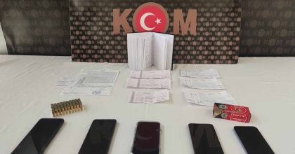 KÜTAHYA'DA TEFECİLİK OPERASYONU, 6 ŞÜPHELİ YAKALANDI