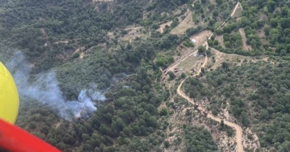 KÜTAHYA'DAKİ ORMAN YANGININDA 8 DEKAR ALAN ZARAR GÖRDÜ