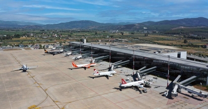  MİLAS-BODRUM HAVALİMANINDA 5 AYDA 918 BİN YOLCUYA HİZMET VERDİ