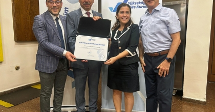 MSKÜ, KURUMSAL AKREDİTASYON BELGESİNİ TESLİM ALDI