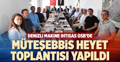 MÜTEŞEBBİS HEYET TOPLANTISI YAPILDI
