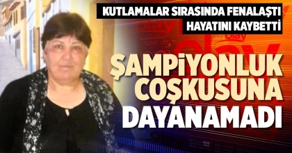 ŞAMPİYONLUK COŞKUSUNA DAYANAMADI