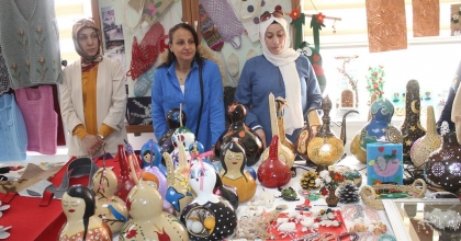 SULTANHİSAR'DA EL EMEĞİ ÜRÜNLER GÖRÜCÜYE ÇIKARTILDI