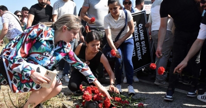 TOSBİ İŞÇİLERİNDEN 'ÖLÜM YOLU' PROTESTOSU