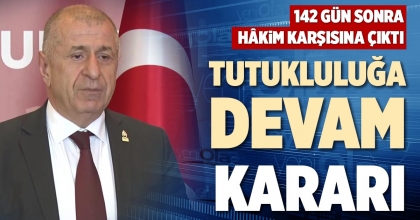 ÖZDAĞ'IN TUTUKLULUĞU DEVAM EDECEK 