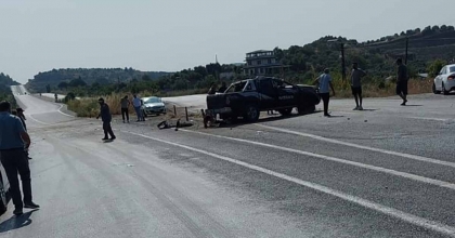 TAKLA ATAN KAMYONETTE 1 ÖLÜ, 2 YARALI