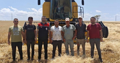 UŞAK'TA TARIM EKİPLERİNDEN BİÇERDÖVERLERE SIKI DENETİM