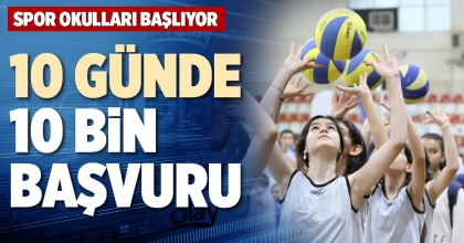 10 GÜNDE 10 BİN BAŞVURU