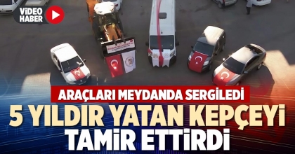5 YILDIR YATAN KEPÇEYİ TAMİR ETTİRDİ