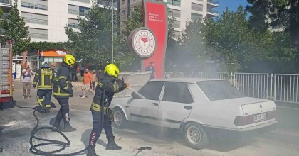 YENİ ALDIĞI OTOMOBİL 1 SAAT İÇİNDE KÜLE DÖNDÜ