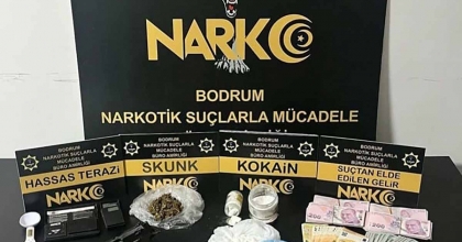 AVRUPA'DAN BODRUM'A UYUŞTURUCU SEVKİYATINA DARBE: 9 GÖZALTI