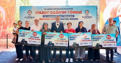 BULDANLI ÇİFTÇİLERE MAZOT DESTEĞİ