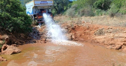 BODRUM'DA GÖLETLERE SU TAKVİYESİ YAPILDI
