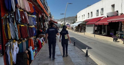 BODRUM'DA ZABITA EKİPLERİNDEN İŞGALİYE DENETİMİ